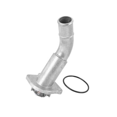 Imagem de Motoforti 12572988 12602913 Carcaça de termostato de veículo automotivo para Chevrolet Trailblazer 2002-2009 para GMC Envoy 2002-2009 para Buick Rainier 2004-2007 4,2L bomba de água termostato de