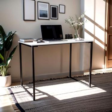 Imagem de Mesa home office 1m x 60cm mesa portátil MDF(BRANCA)