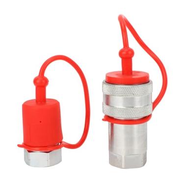 Imagem de Zerodis Adaptabilidade Versátil de Acoplador de Trator de Conexão Rápida Hidráulica para Várias Aplicações Hidráulicas 2 X NPT 3/4 Em Acopladores Rápidos Hidráulicos Hidráulicos