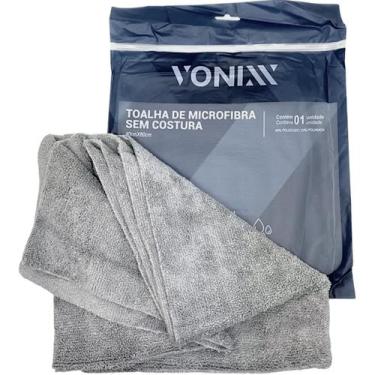 Imagem de Toalha Pano de Microfibra Automotiva 40x60 Sem Costura 350gsm Vonixx
