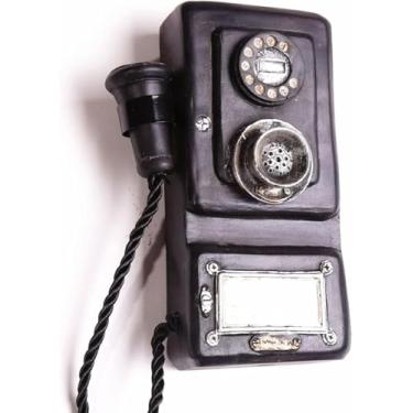 Imagem de Telefone Decoração De Parede Modelo Antigo Telefone Antigo Estilo Antigo Vintage Telefone Para Casa Café Bar Janela
