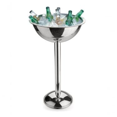 Imagem de Champanheira Com Pedestal De Aço Inox Balde De Gelo 12,2 Litros Chapagneira De Chão Festa Evento