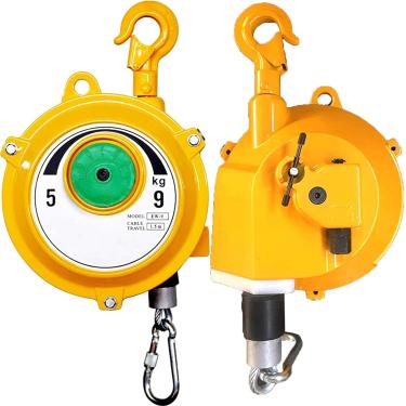 Imagem de Balanceador De Mola Retrátil, Balanceador De Mola De Torre De Travamento Automático Ferramenta Manual De Grau Industrial, Ferramenta Retratora De Tensão Suspensa Para Engenharia E, 5-9kg