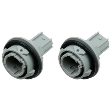 Imagem de EDIETH Pacote com 2 33302-T2A-A01 Soquete de lâmpada de seta frontal S25W para Honda Accord 2013 2014 2015 2016 2017, substitui 33302-T2A-A01, caixa de conector elétrico durável