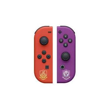 Imagem de Controle Joystick Sem Fio Compativel com N Switch (l)/(r) Sem a Alça. (Vermelho e Roxo)