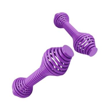 Imagem de Aymzbd Conjunto de halteres de aço com mola, 2 peças, pesos de mão, pesos de fitness para fortalecimento corporal completo, mulheres entusiastas, Tolet