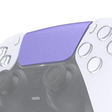 Imagem de eXtremeRate Touchpad de substituição Metallic Snowstorm Mauve para controle PS5, faça você mesmo peça personalizada touch pad com ferramentas para controle Playstation – controle não incluído