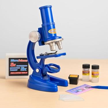 Imagem de Microscópio Educativo Infantil LED 100x 200x 450x Acessórios