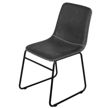 Imagem de Cadeira Verner com Base em Aço OR Design Cor Preto