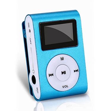 Imagem de Mini MP3 Player, Reprodutor de Música Portátil Com Concha de Metal, Design de Lapela, Reprodutor de áudio Digital HiFi para Crianças, Estudantes, Esportes, Corrida e Caminhada