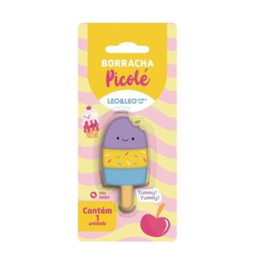 Imagem de Borracha Food Trends Leo & Leo Isenta de PVC 11,4x6,4x1cm