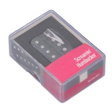 Imagem de Guitarra de captação Humbucker 6 String de bobina dupla de bobina elétrica Substituição de captação de guitarra Alnico 5 ímãs altos Polas de poste ajustáveis para baixo de baixo