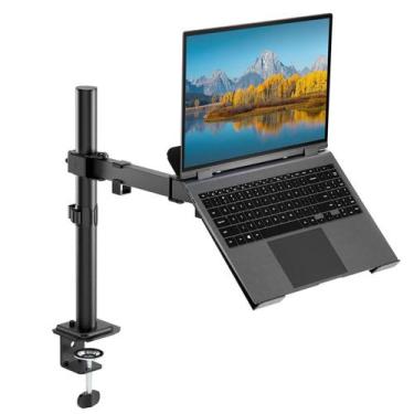 Imagem de Suporte de mesa para laptop HIPPOFLEX Single com bandeja ajustável de 
