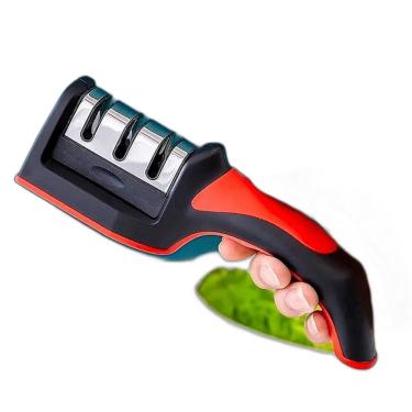 Imagem de Amolador E Afiador De Facas 3 Em 1