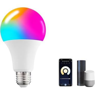 Imagem de Lâmpada Inteligente 15W RGB Smart Life Tuya | Automação com Alexa e Google | Controle por App, Milhares de Cores e Intensidades
