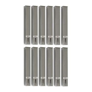 Imagem de Kit 12 Dispensers Quadrado 50ml Inox - CM Design