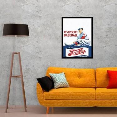 Imagem de Quadro Decorativo Propaganda Antiga Pepsi Baseball - Quadros On-Line