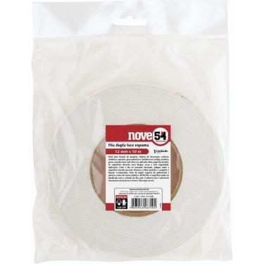 Imagem de Fita Dupla Face Espuma 12mmx10m Branca - Nove54
