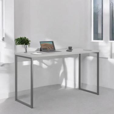 Imagem de Mesa Home Office Escrivaninha Shine 1,00 Cinza - Mobiliar Home Shop