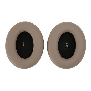 Imagem de ASHATA Almofadas de Reposição de Substituição, Isolamento de Ruído Confortável Couro de Proteína Flexível para Momentum 4 Fones de Ouvido Sem Fio