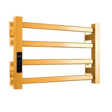 Imagem de Toalheiro Elétrico Térmico Aquecido 30x 45 - Fino Inox, DOURADO, 110V
