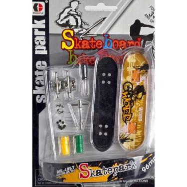 Imagem de Skate de Dedo Deluxe Custom com Acessórios 96mm - Die Cast
