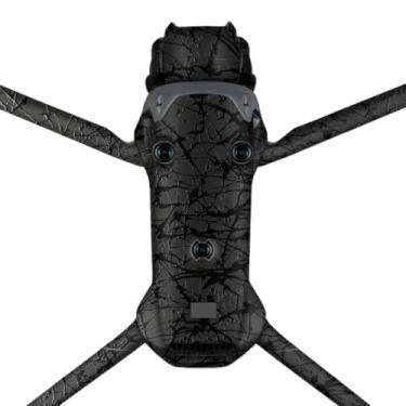 Imagem de Película antiarranhões Mavic 4 Pro Decalque Skins para DJI Mavic 4 Pro Premium Adesivo Capa Protetora Filme Fotográfico Equipamento de Vídeo Acessórios Decalques (Splash Ultra Preto)
