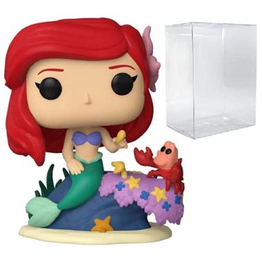 Imagem de Disney Ultimate Princess: The Little Mermaid - Ariel Funko Pop! Vinyl Figure (Bundled with Compatible Pop Box Protector Case)