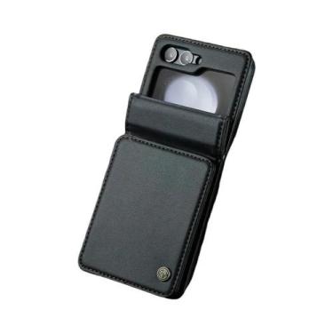 Imagem de Capa De Couro PU Magnética De Luxo Para Samsung Galaxy Z Flip 5 6 7 Co