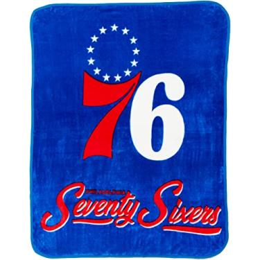 Imagem de Cobertor Raschel NORTHWEST NBA Philadelphia 76ers, 127 cm x 152 cm, assinatura