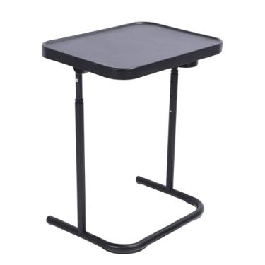 Imagem de Luqeeg Bandeja de Jantar Dobrável de TV Com 3 Níveis de Ajuste de Altura, Mesa Magnética, Superfície Espaçosa para Laptops, Bebidas, para a Sala de Estar de Quarto 18.9x13.78in