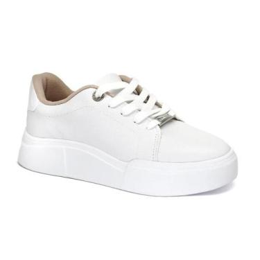 Imagem de Tênis Flatform Feminino Moleca Casual Branco 5808100, Branco, 37