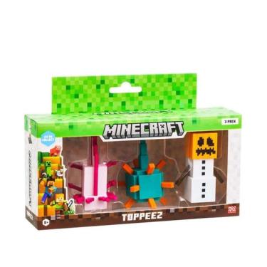 Imagem de Boneco - Minecraft Guardiao Axalote e Boneco de Neve MULTIKIDS
