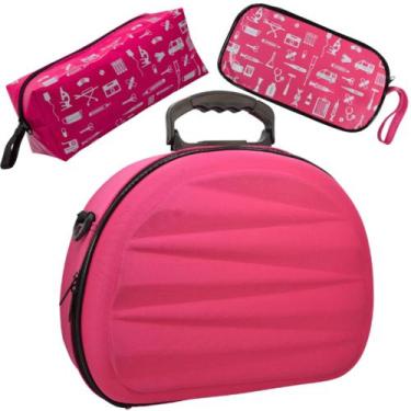 Imagem de Kit Maleta Médica Bolsinha Case Aparelho Pressão Estetoscópio Enfermag