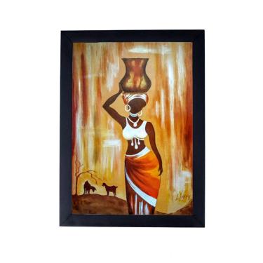 Imagem de quadro poster c moldura beleza mulher negra P8377