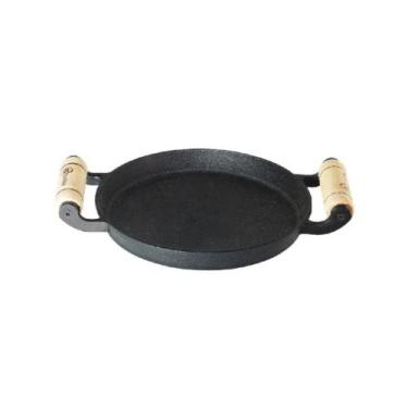 Imagem de Chapa Bifeteira Redonda 22 cm Ferro Fundido - Santana