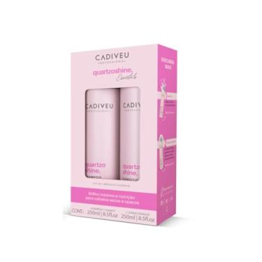 Imagem de Kit de Limpeza Homecare Shampoo e Condicionador, Rosa Quartzo, Cadiveu Essentials, 500 ml, 2 unidades