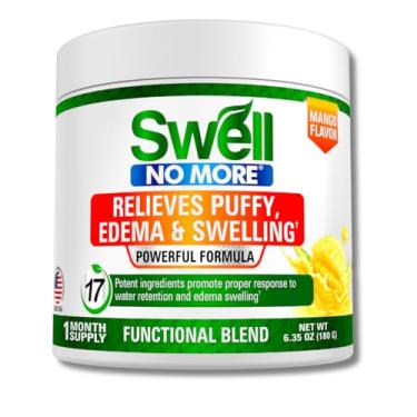 Imagem de swell no more Pés e tornozelos inchados? Reduz o inchaço das pernas, alívio do edema nas pernas, edema, alívio do inchaço do tornozelo, pílulas de água para pernas inchadas, antiinchaço, redutor de