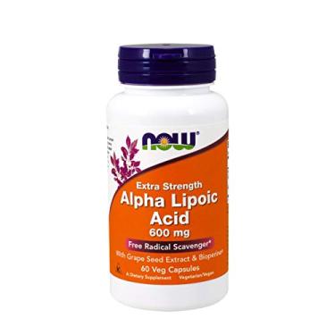 Imagem de Now Foods, ÁCIDO ALFA LIPÓICO 600mg 60 VCAPS