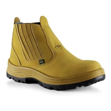 Imagem de Botina Flexfort Nobuck Castor/Café Solado Bidensidade - 071 (Castor, Adulto, BR, Adulto, Numérico, 45)