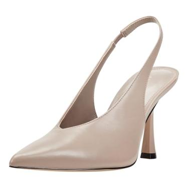 Imagem de Marc Fisher LTD Esther Pump feminino, Couro natural claro 110, 41