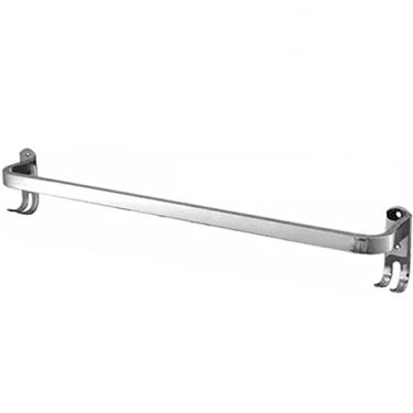 Imagem de DSeenLeap Barra de toalheiro de camada única com gancho de aço inoxidável multifuncional toalheiro montado na parede suporte de toalha de banheiro prateleira de trilho de hotel suporte ge (uma cor 40