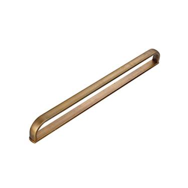 Imagem de Toalheiros 9,5 * 4 * 61 cm Toalheiro único para banheiro toalheiro vintage latão prego bronze toalheiro cabide barra de toalha racks/marrom/61 cm (marrom 61 cm)