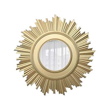 Imagem de Espelho moderno espelho de banheiro espelho montado na parede com prateleira decoração de parede espelho de parede adequado para quarto, banheiro, sala de estar, entrada