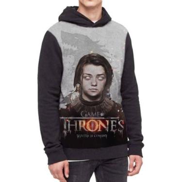 Imagem de Moletom Com Capuz Game Of Thrones Ref:145 - smoke, Preto, P