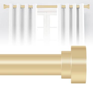 Imagem de Curtain Rod, hei! Dear Gold 45-150 cm de diâmetro ajustável de 2,5 cm