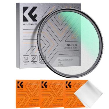 Imagem de Filtro K&F Concept Black Diffusion 1/8 43mm para vídeo/foto