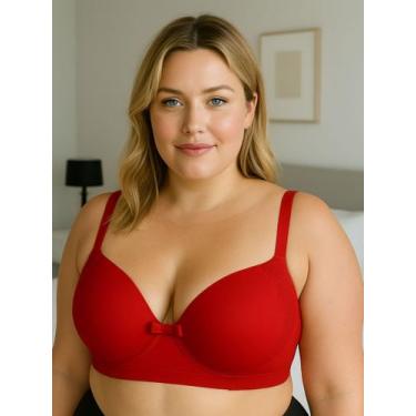 Imagem de Sutiã Plus Size Bojão Soutien Reforçado Alça Sustentação - c7 RENDÃO -
