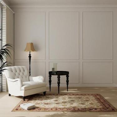 Imagem de Kit de moldagem de parede Pangda 3D Premade Accent Wainscoting Panel