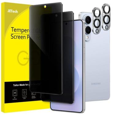 Imagem de Protetor de tela JeTech Galaxy S25 Edge Privacy, pacote com 2